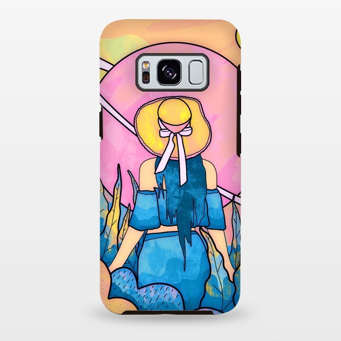 Galaxy S8 plus StrongFit The space girl by Steve Wade (Swade)
