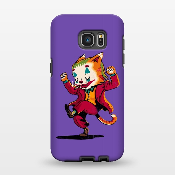 Galaxy S7 EDGE StrongFit Joker Cat by Vó Maria