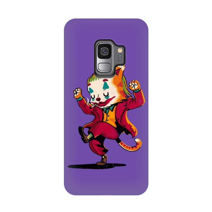Galaxy S9 StrongFit Joker Cat by Vó Maria