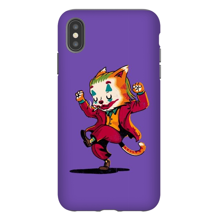 iPhone Xs Max StrongFit Joker Cat by Vó Maria