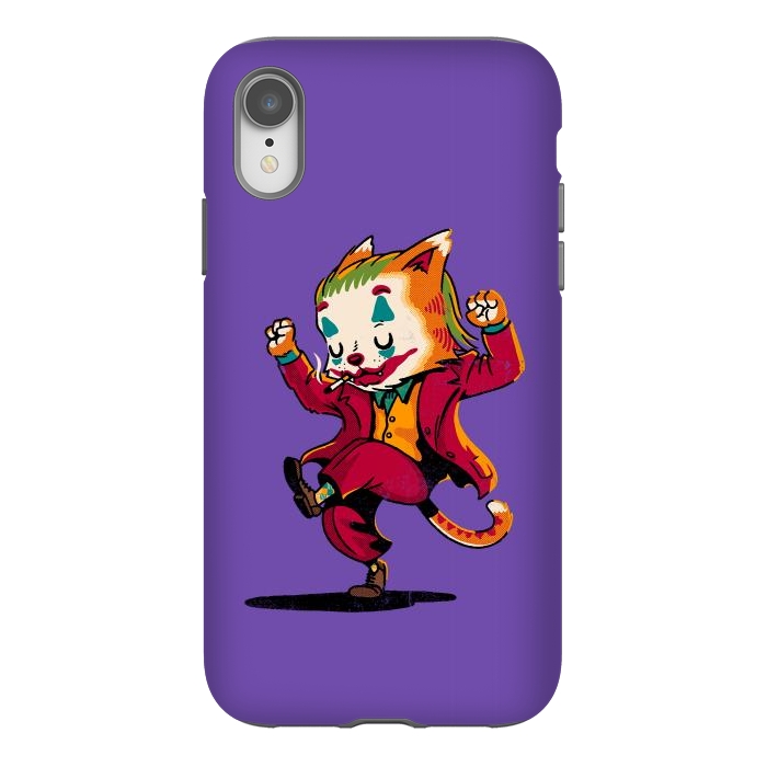 iPhone Xr StrongFit Joker Cat by Vó Maria
