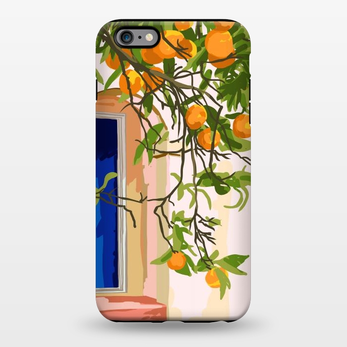 iPhone 6/6s plus StrongFit Wherever you go, go with all your heart | Summer Travel Morocco Boho Oranges | Architecture Building by Uma Prabhakar Gokhale