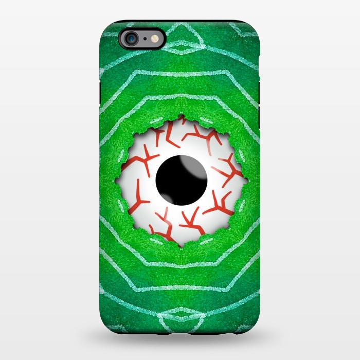 iPhone 6/6s plus StrongFit Creepy Eye Staring Through A Green Hole by Boriana Giormova