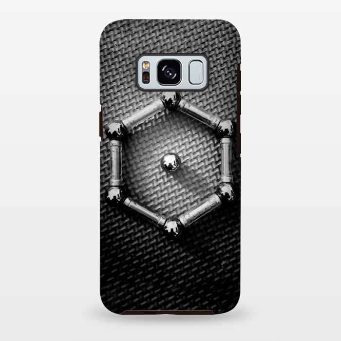 Galaxy S8 plus StrongFit Benzene Molecule Metal Chemical Formula Organic Chemistry by Boriana Giormova