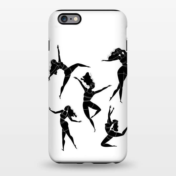 iPhone 6/6s plus StrongFit Dance Girl Black and White by Jelena Obradovic