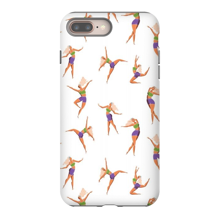 iPhone 7 plus StrongFit Dance Girl Pattern 001 by Jelena Obradovic