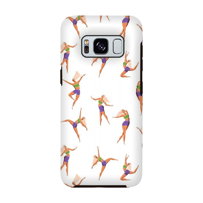 Galaxy S8 StrongFit Dance Girl Pattern 001 by Jelena Obradovic
