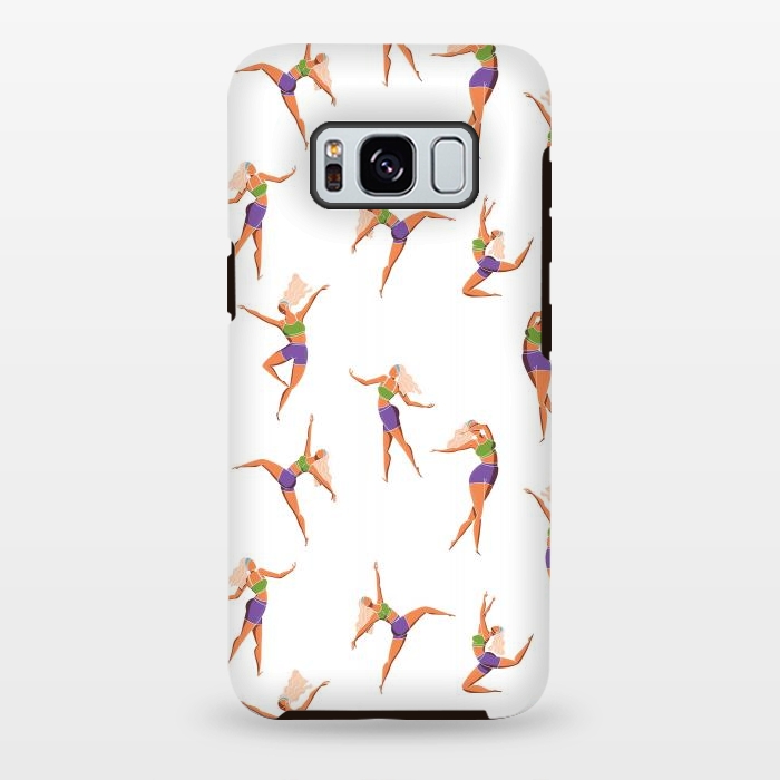 Galaxy S8 plus StrongFit Dance Girl Pattern 001 by Jelena Obradovic