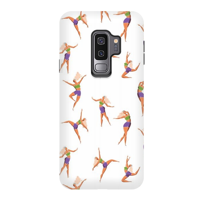 Galaxy S9 plus StrongFit Dance Girl Pattern 001 by Jelena Obradovic