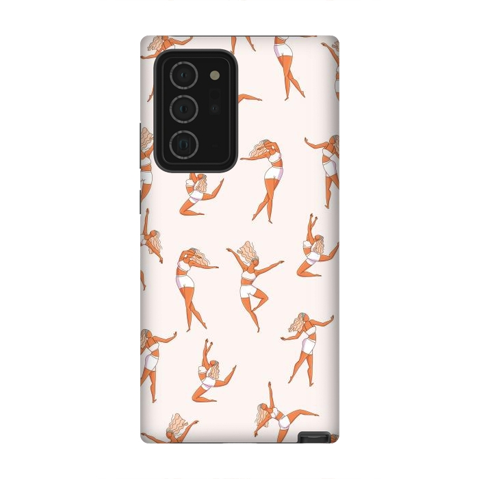 Galaxy Note 20 Ultra StrongFit Dance Girl Pattern 002 by Jelena Obradovic