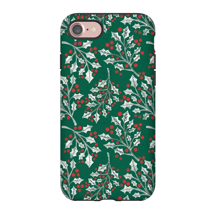 iPhone 7 StrongFit Boughs of Holly by Noonday Design