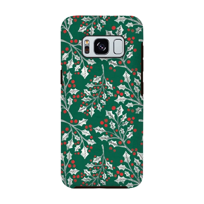 Galaxy S8 StrongFit Boughs of Holly by Noonday Design