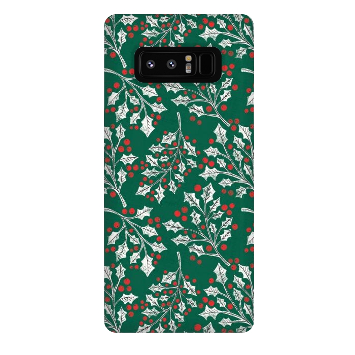 Galaxy Note 8 StrongFit Boughs of Holly by Noonday Design