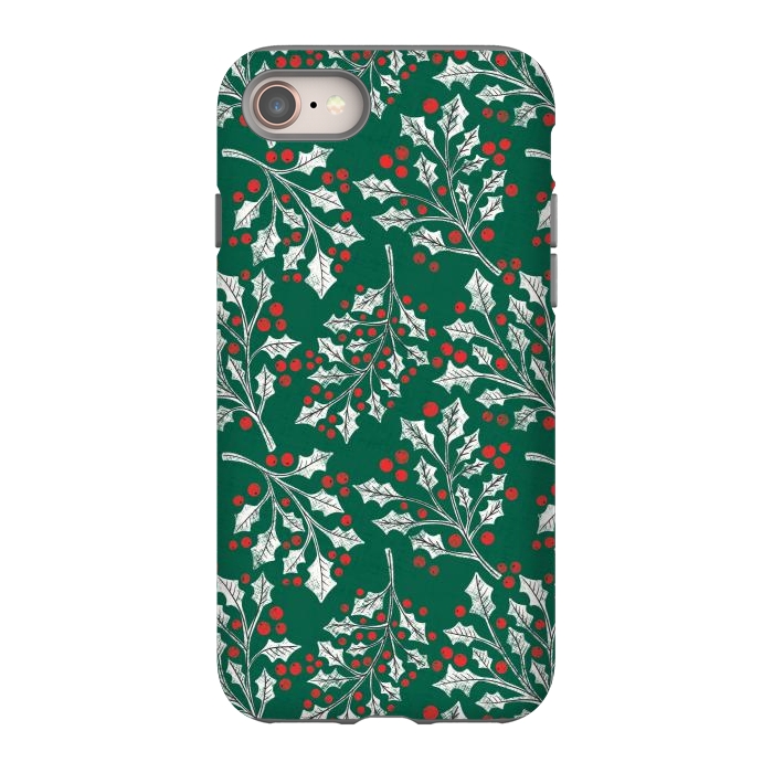 iPhone 8 StrongFit Boughs of Holly by Noonday Design