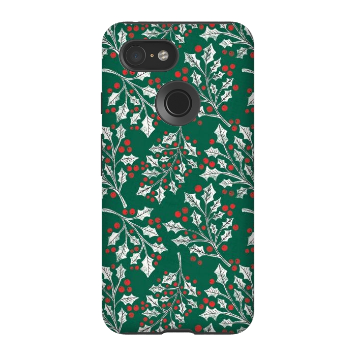 Pixel 3 StrongFit Boughs of Holly by Noonday Design