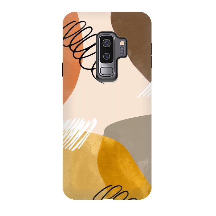 Galaxy S9 plus StrongFit Geometrical Minimal Art 09 by Creativeaxle