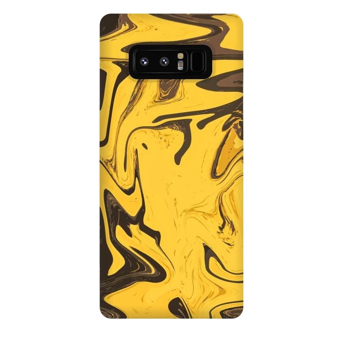 Galaxy Note 8 StrongFit Yellowest Abstract by Creativeaxle