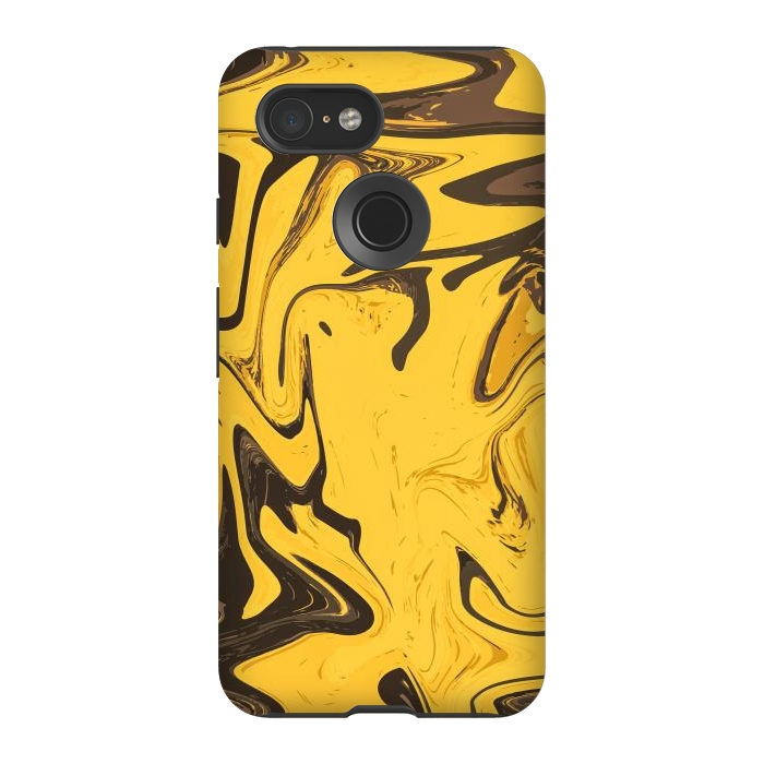 Pixel 3 StrongFit Yellowest Abstract by Creativeaxle