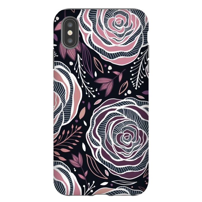 iPhone Xs Max StrongFit Florals by Rose Halsey