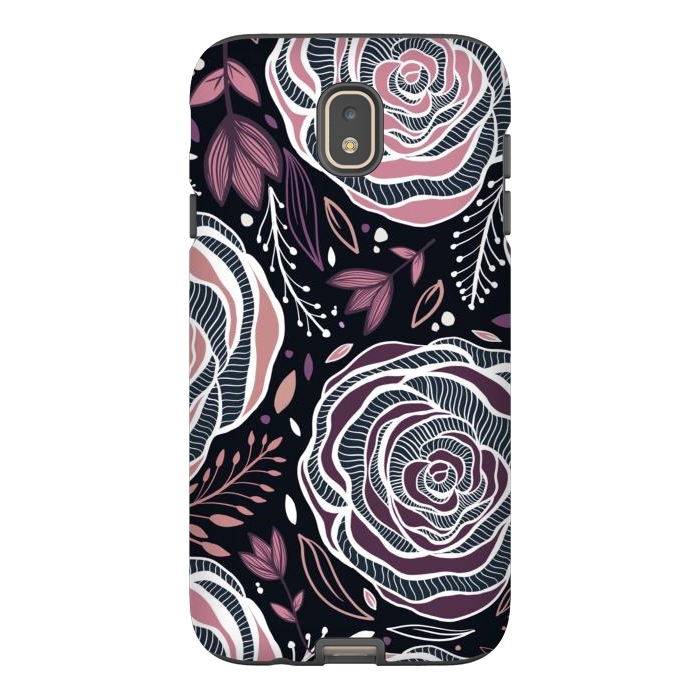 Galaxy J7 StrongFit Florals by Rose Halsey