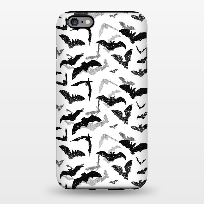 iPhone 6/6s plus StrongFit Grunge flying bats Halloween pattern by Oana 