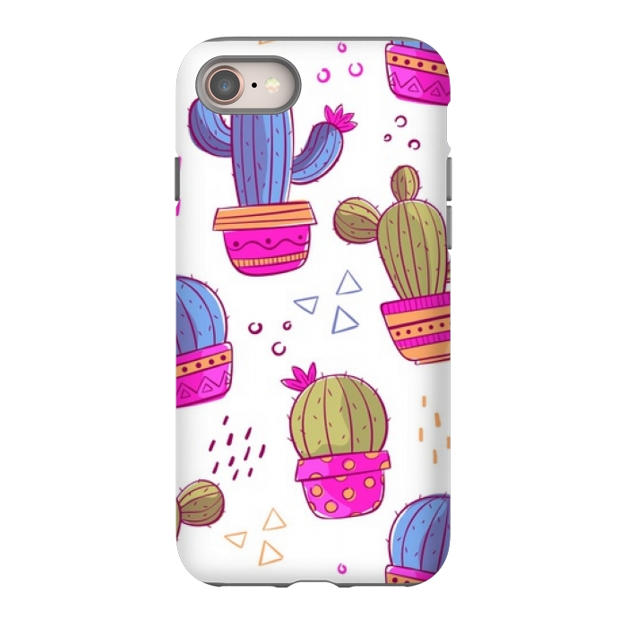iPhone SE StrongFit cactus pattern 45 by MALLIKA