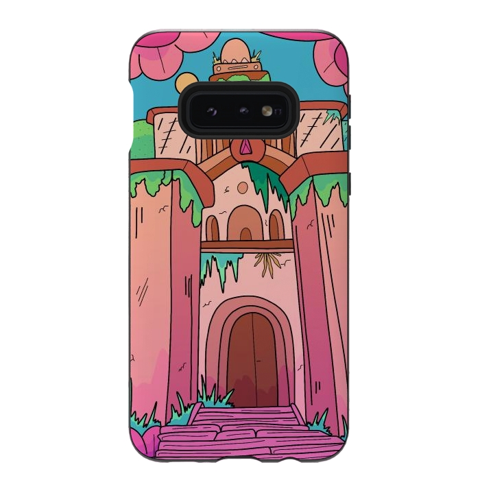 Galaxy S10e StrongFit The lost temple by Steve Wade (Swade)