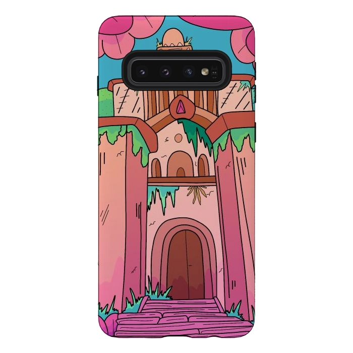 Galaxy S10 StrongFit The lost temple by Steve Wade (Swade)