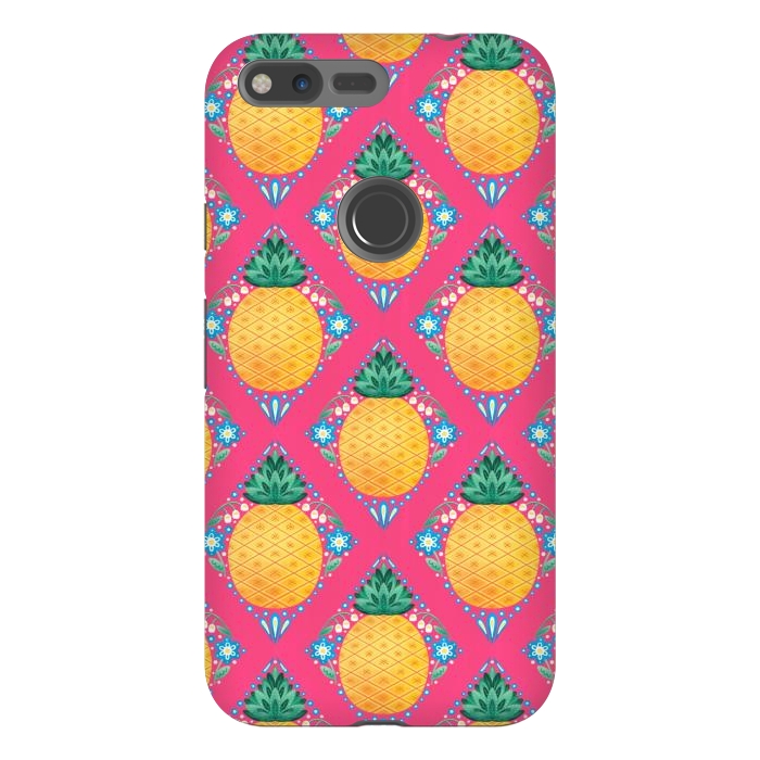 Pixel XL StrongFit Bright Pineapple by Noonday Design