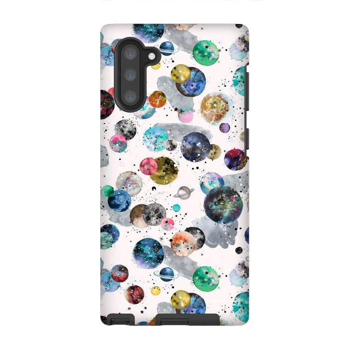 Galaxy Note 10 StrongFit Space Planets by Ninola Design