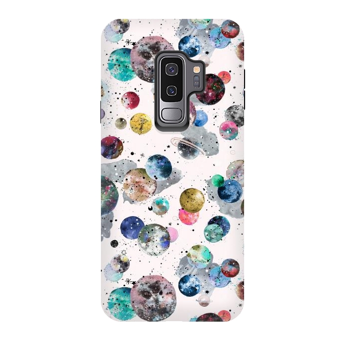 Galaxy S9 plus StrongFit Space Planets by Ninola Design