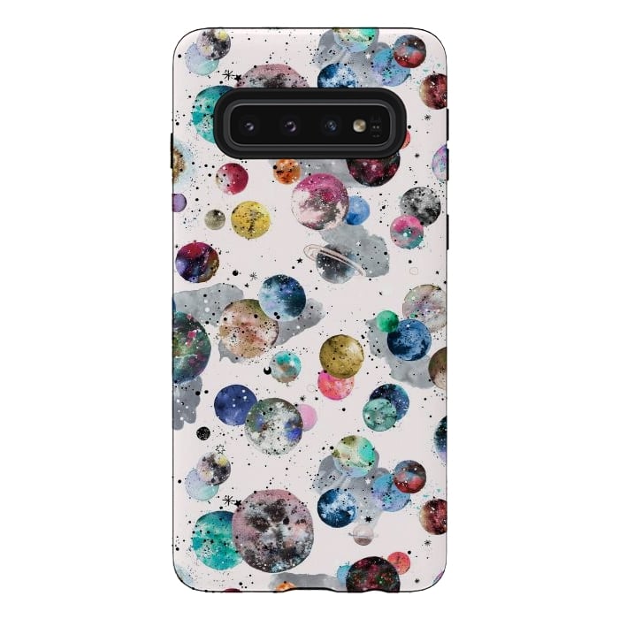 Galaxy S10 StrongFit Space Planets by Ninola Design