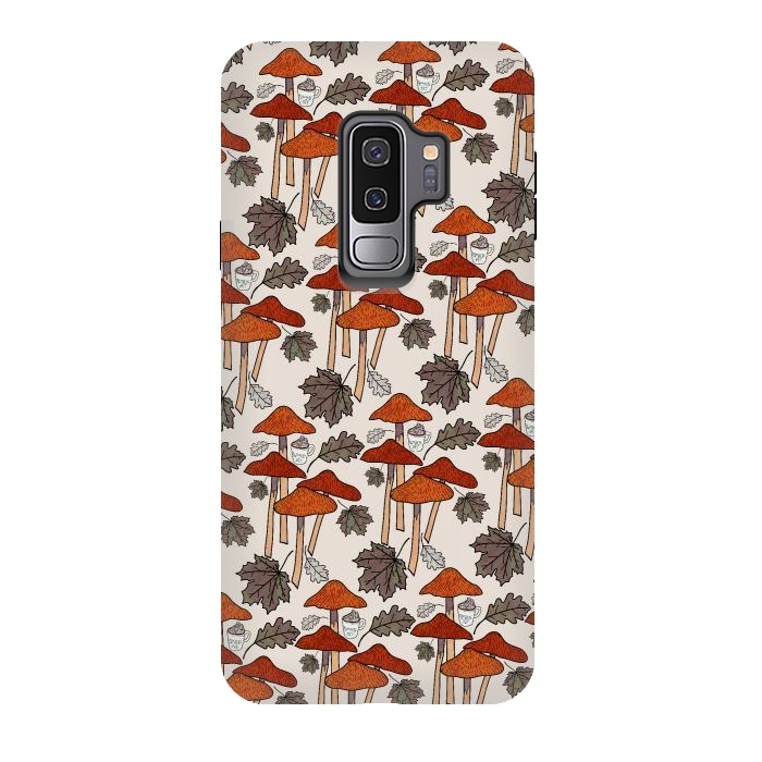 Galaxy S9 plus StrongFit Autumn Mushrooms  by Steve Wade (Swade)