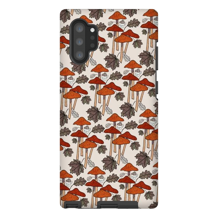 Galaxy Note 10 plus StrongFit Autumn Mushrooms  by Steve Wade (Swade)