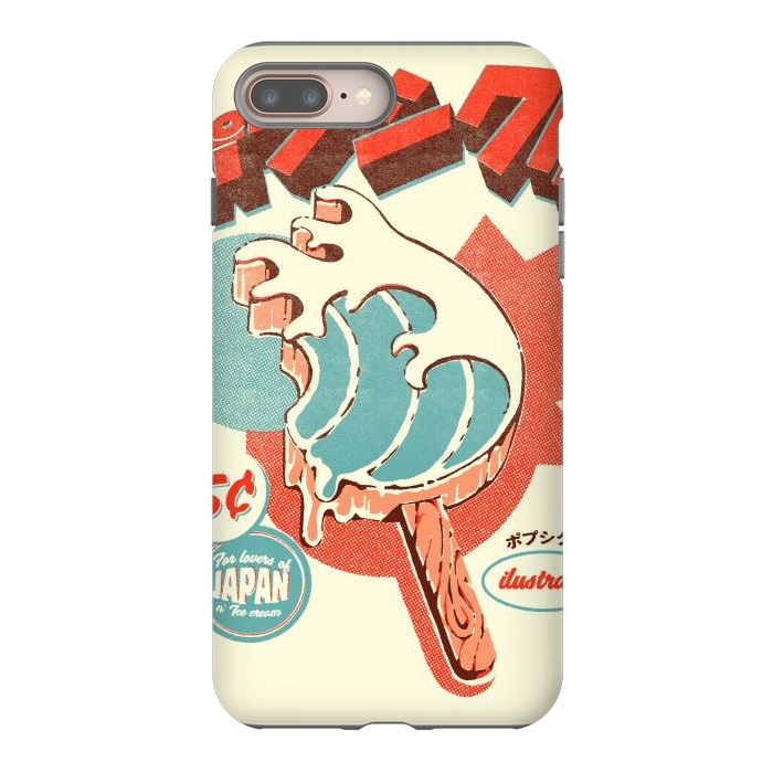 iPhone 7 plus StrongFit Great Wave Ice Pop by Ilustrata