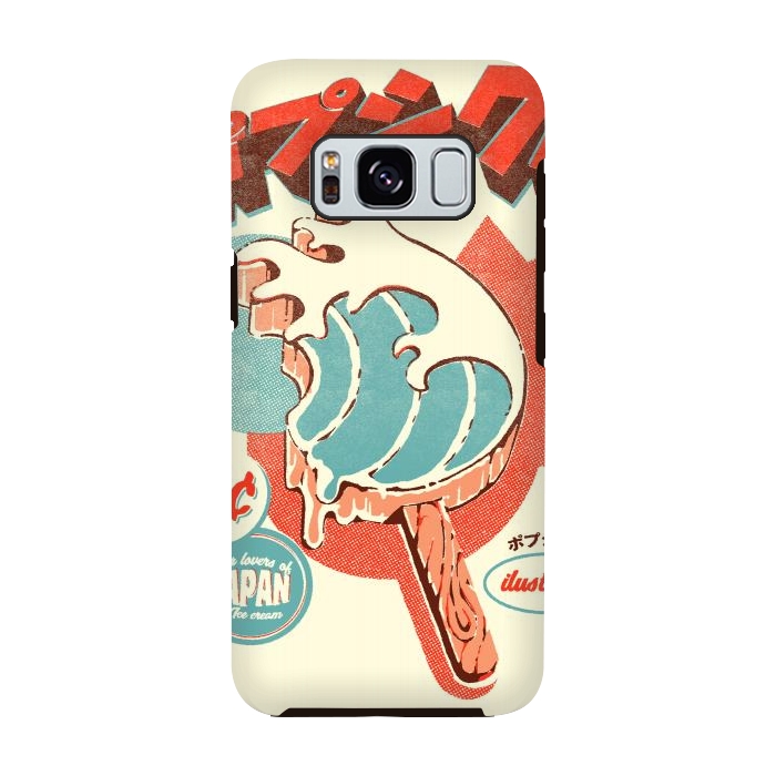 Galaxy S8 StrongFit Great Wave Ice Pop by Ilustrata