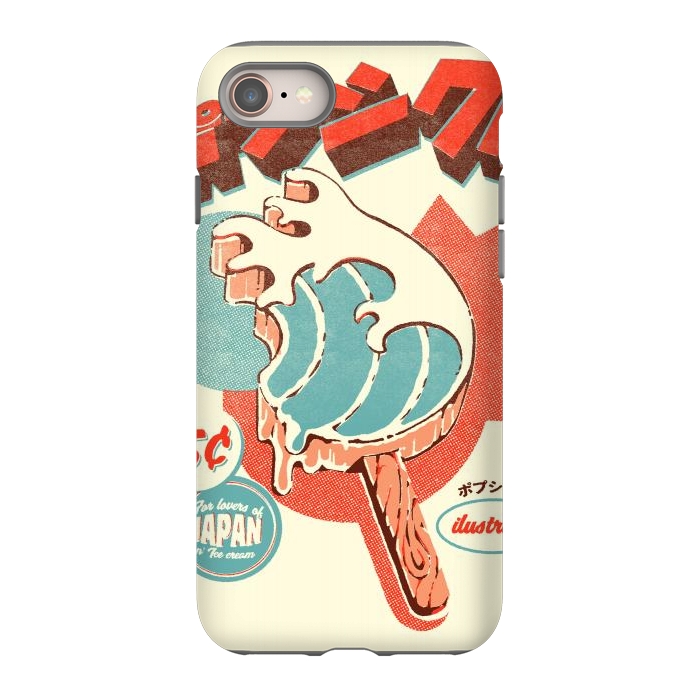 iPhone 8 StrongFit Great Wave Ice Pop by Ilustrata