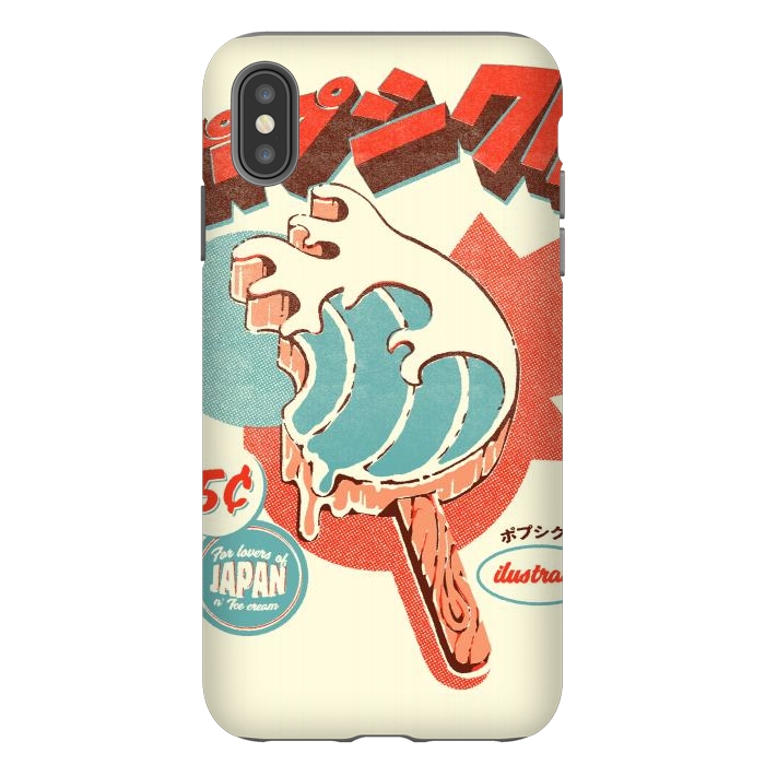 iPhone Xs Max StrongFit Great Wave Ice Pop by Ilustrata