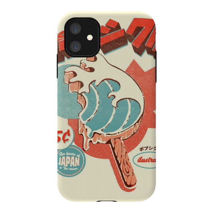iPhone 11 StrongFit Great Wave Ice Pop by Ilustrata