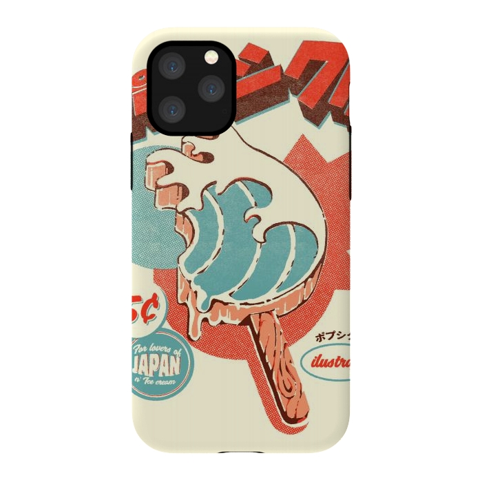 iPhone 11 Pro StrongFit Great Wave Ice Pop by Ilustrata