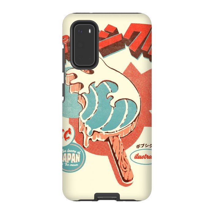 Galaxy S20 StrongFit Great Wave Ice Pop by Ilustrata