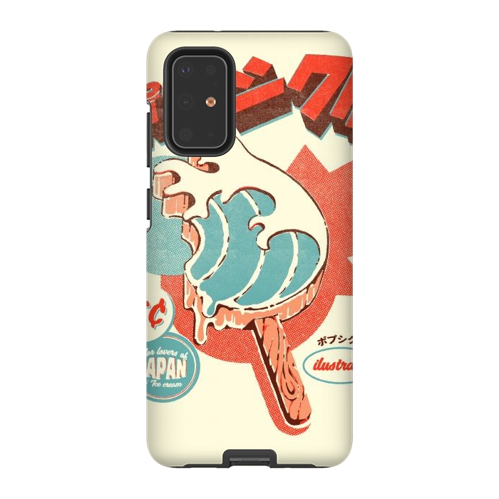Galaxy S20 Plus StrongFit Great Wave Ice Pop by Ilustrata