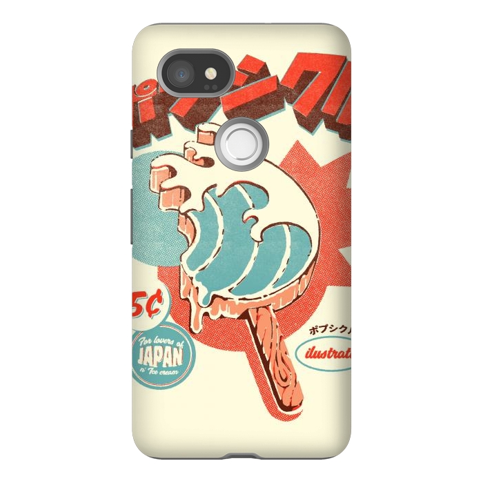 Pixel 2XL StrongFit Great Wave Ice Pop by Ilustrata