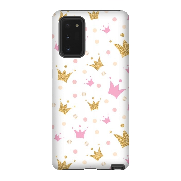 Galaxy Note 20 StrongFit Golden Crowns Pattern by Bledi
