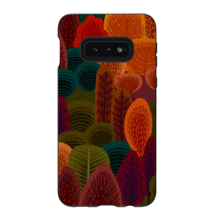 Galaxy S10e StrongFit autumn forests colours by MALLIKA