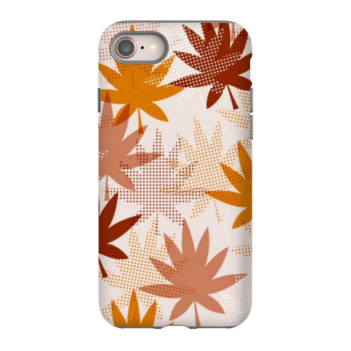 iPhone 8 StrongFit leaves pattern autumn by MALLIKA