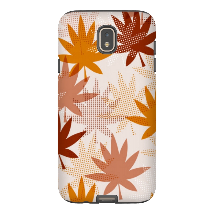 Galaxy J7 StrongFit leaves pattern autumn by MALLIKA