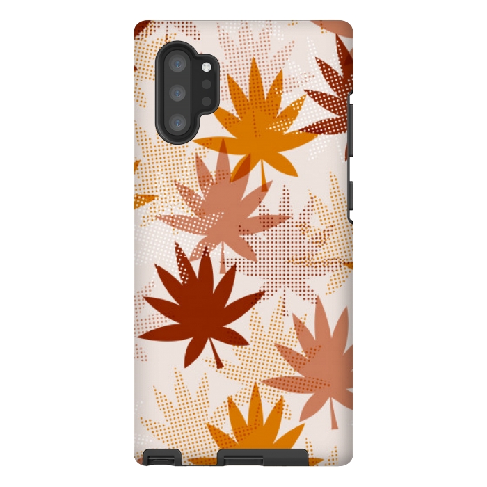 Galaxy Note 10 plus StrongFit leaves pattern autumn by MALLIKA