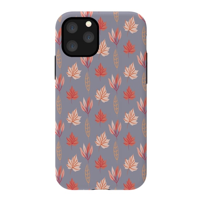 iPhone 11 Pro StrongFit orange autumn leaves by MALLIKA