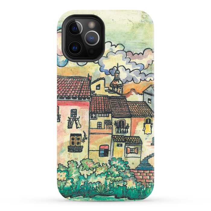 iPhone 12 Pro StrongFit A Spanish Village by Julia Grifol